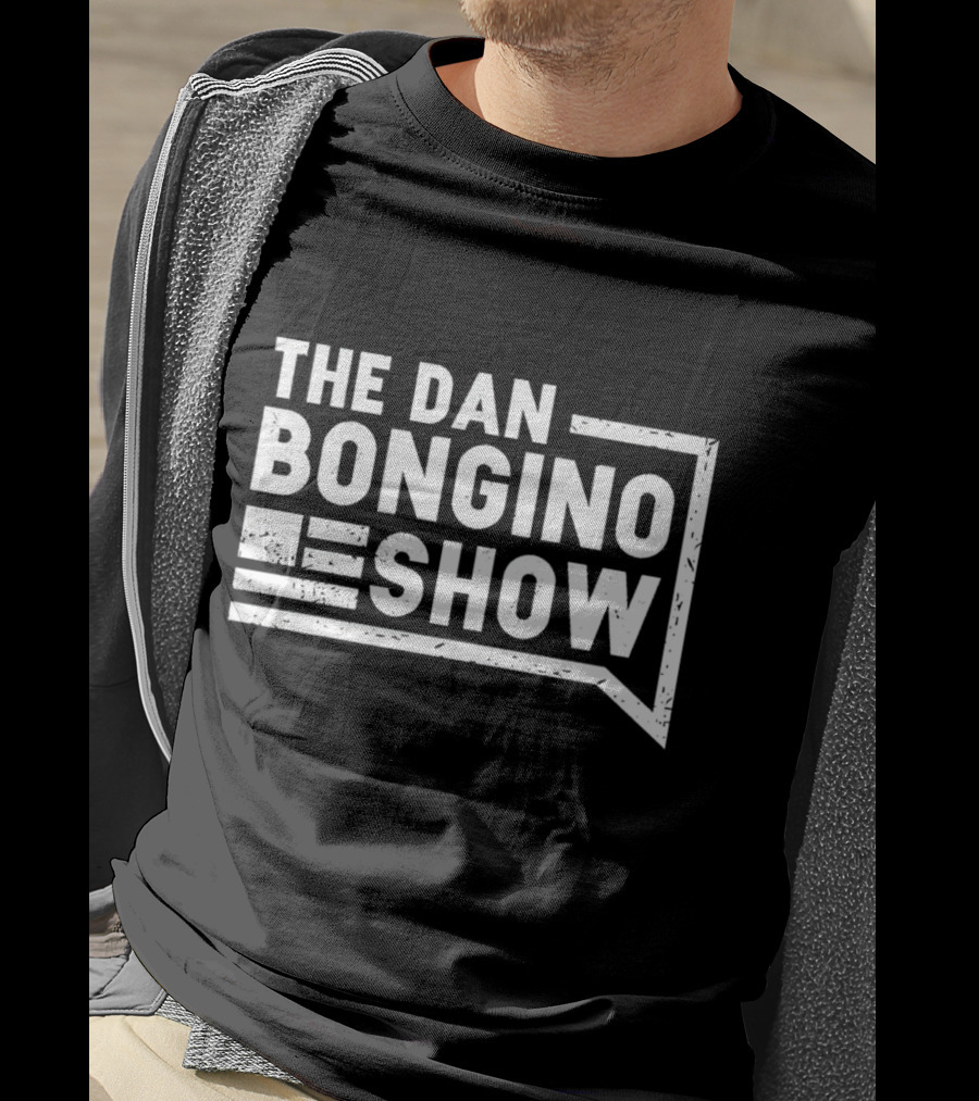 The Dan Bongino Show American Flag Speech Bubble T-Shirt
