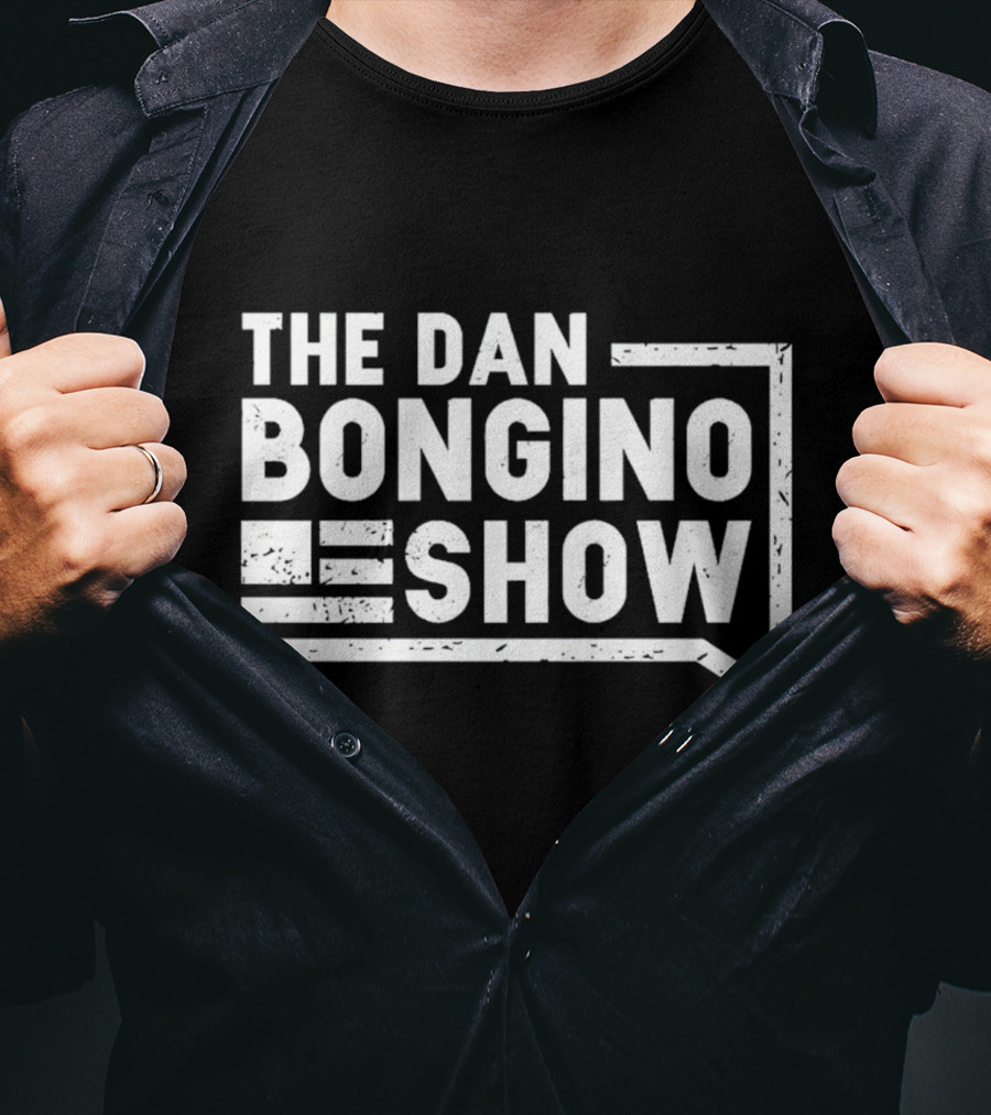 The Dan Bongino Show American Flag Speech Bubble T-Shirt