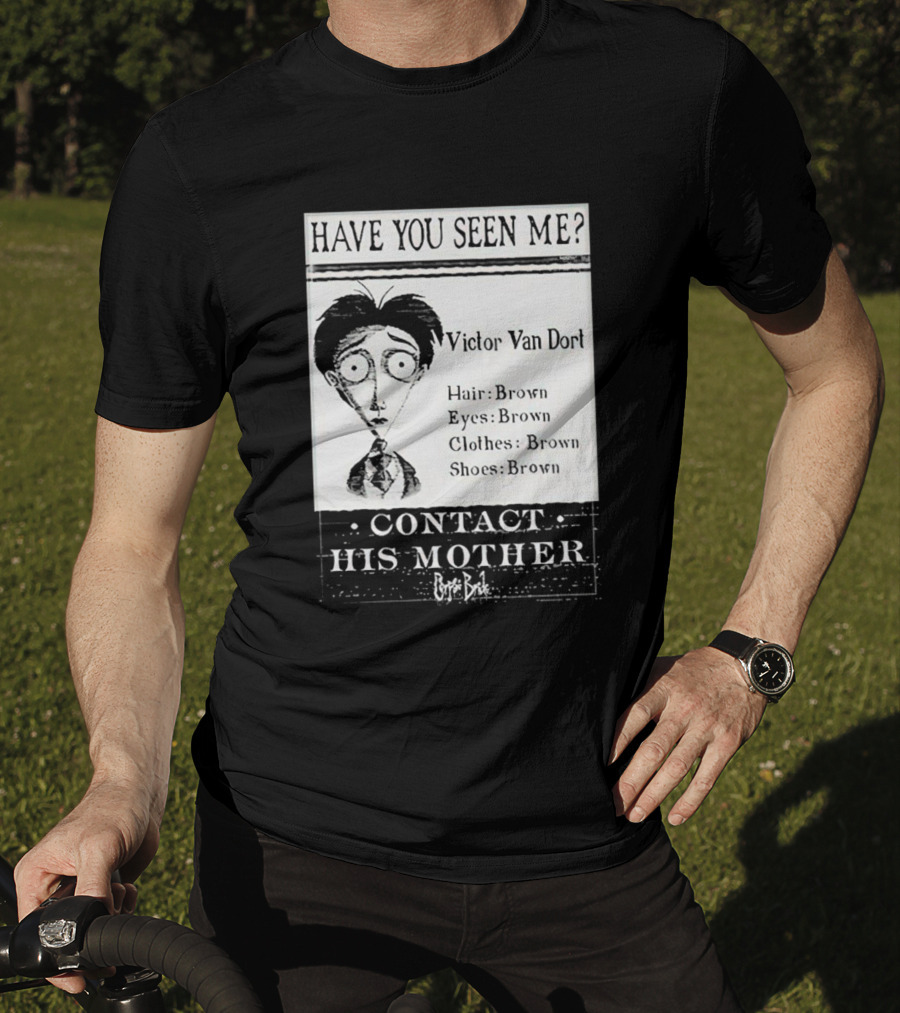 Have You Seen Me Victor Van Dort Contact His Mother Brown Hair Brown Eyes Clothes Shoes T-Shirt