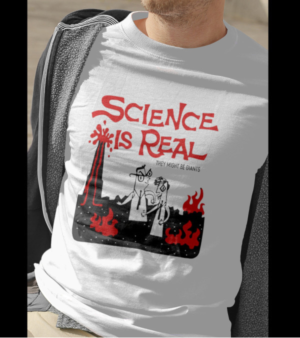 Science Is Real They Might Be Giants Lava Cartoon T-Shirt