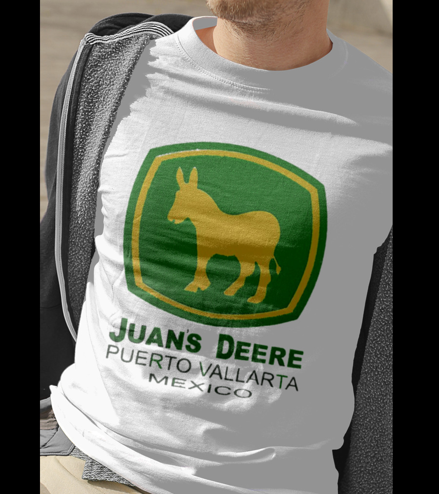 Juans Deere Puerto Vallarta Mexico Donkey T-Shirt
