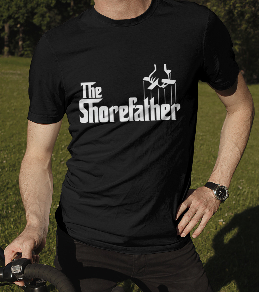 The Shorefather Mike Sorrentino Parody Text With Puppet Strings Iconic Reference T-Shirt