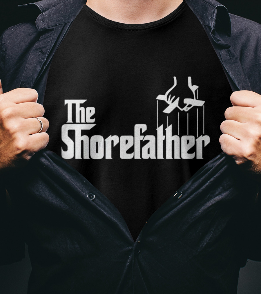 The Shorefather Mike Sorrentino Parody Text With Puppet Strings Iconic Reference T-Shirt