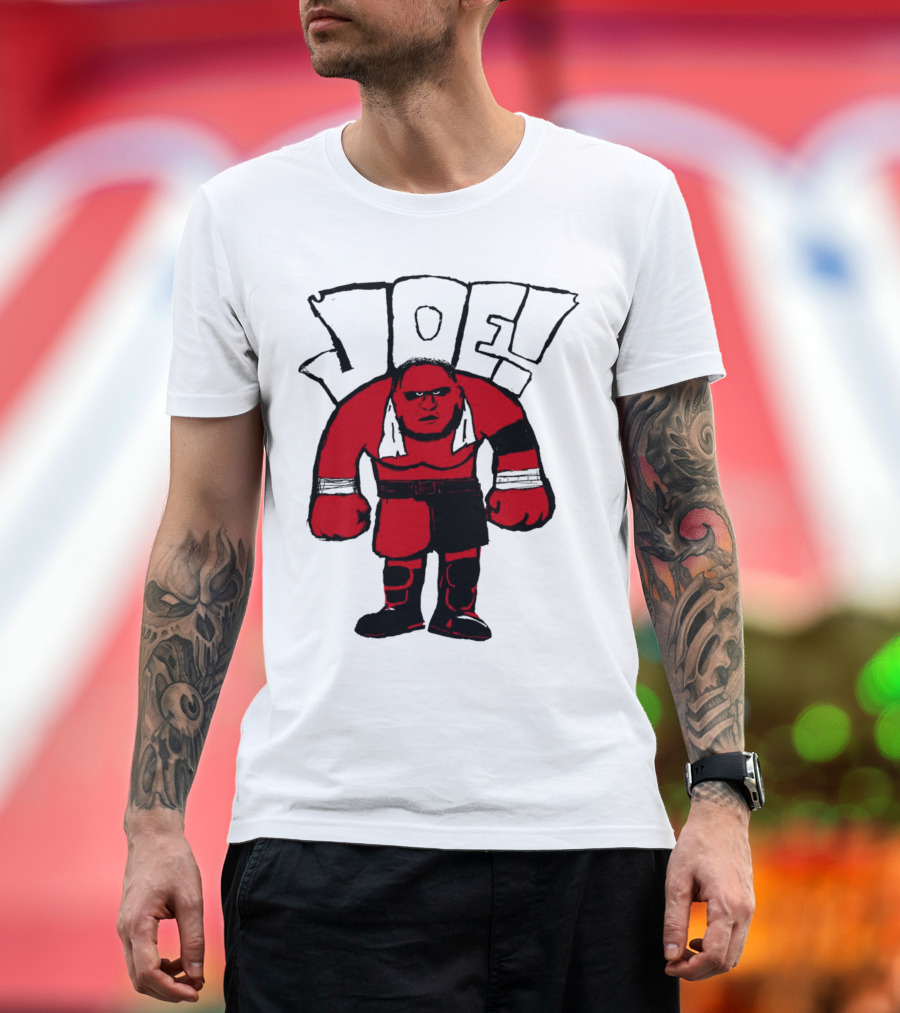 Samoa Joe Cartoon Graphic All Elite Wrestling AEW T-Shirt