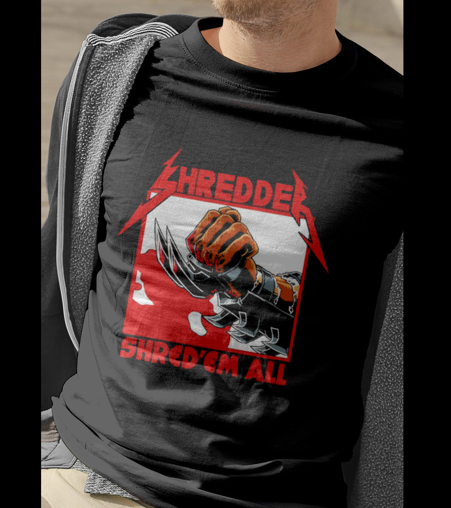 Shredder Shred ‘Em All Metal Fist T-Shirt