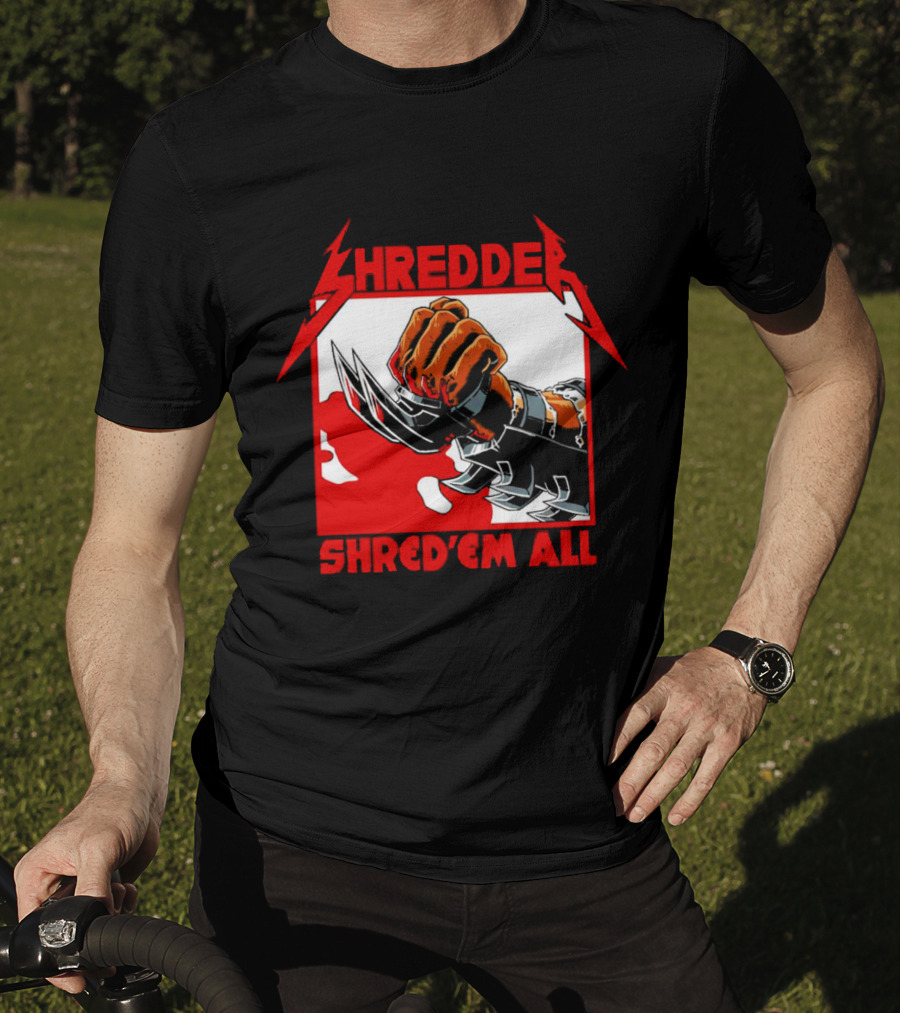 Shredder Shred ‘Em All Metal Fist T-Shirt