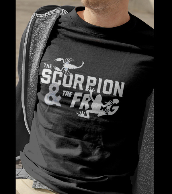 The Scorpion And The Frog Text Image With Scorpion And Frog T-Shirt