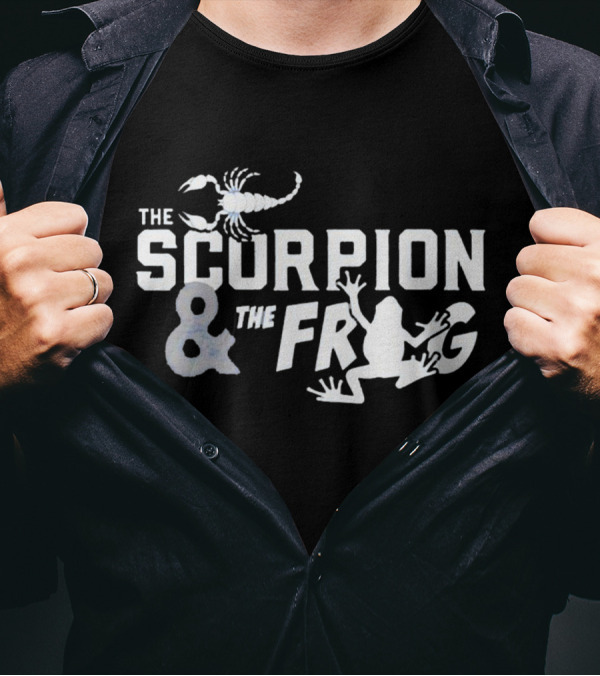 The Scorpion And The Frog Text Image With Scorpion And Frog T-Shirt