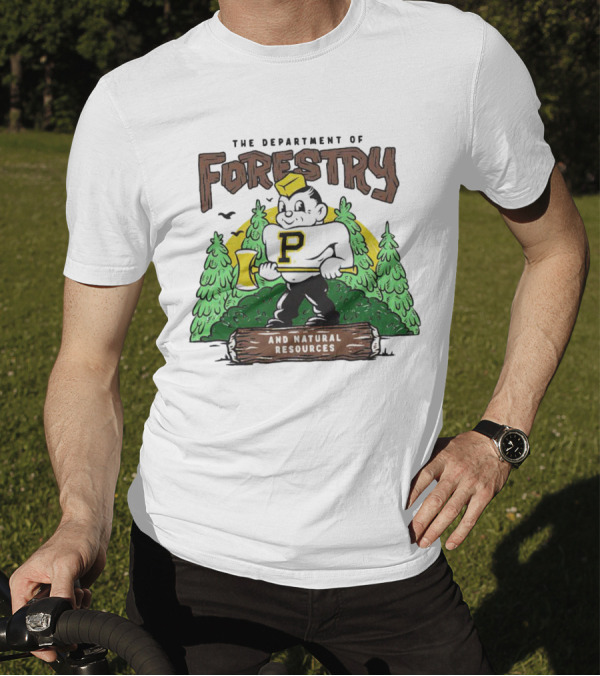 Purdue Boilermakers Forestry And Natural Resources Department Lumberjack T-Shirt