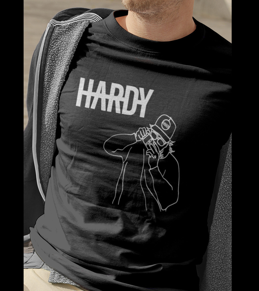 HARDY Country Music Vintage Camera Line T-Shirt