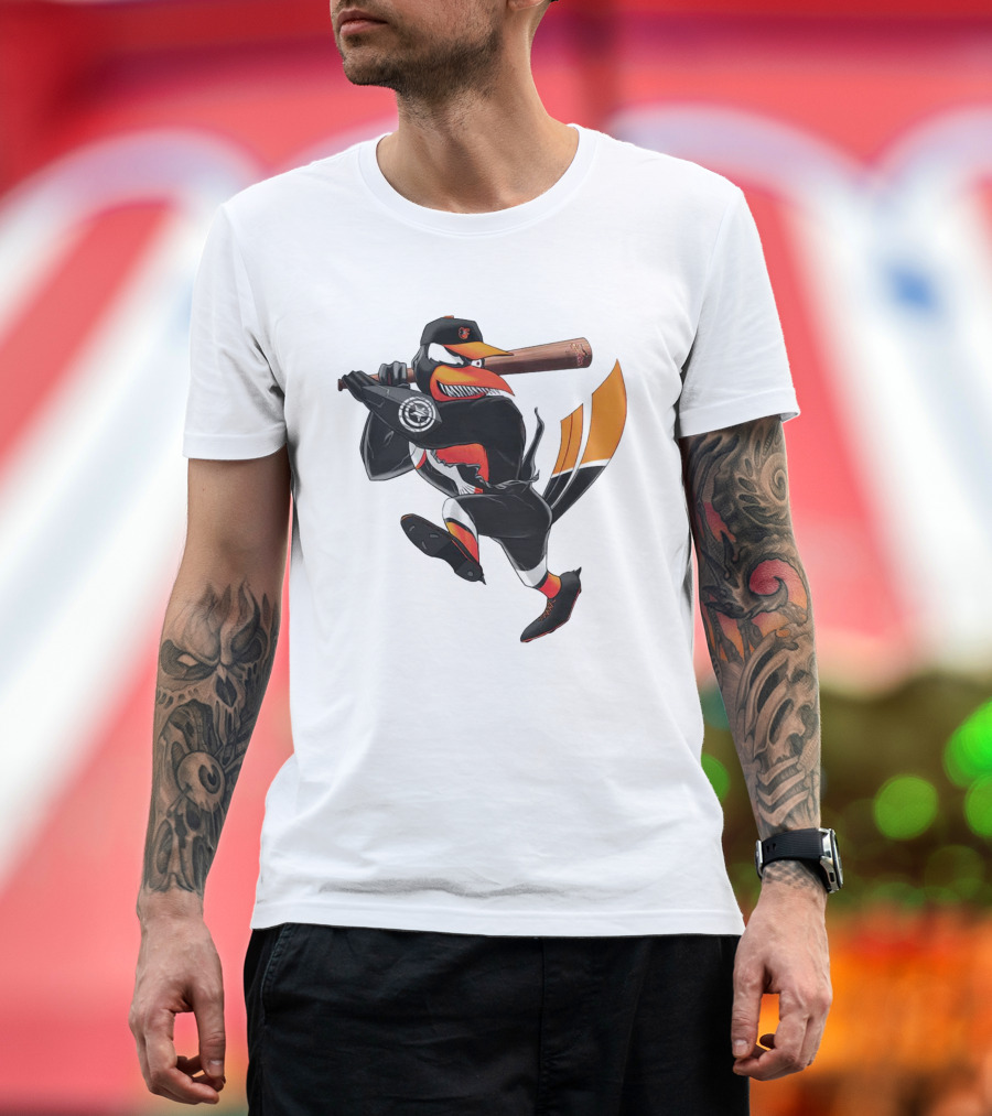 Baltimore Orioles Venom Bird Baseball Character T-Shirt