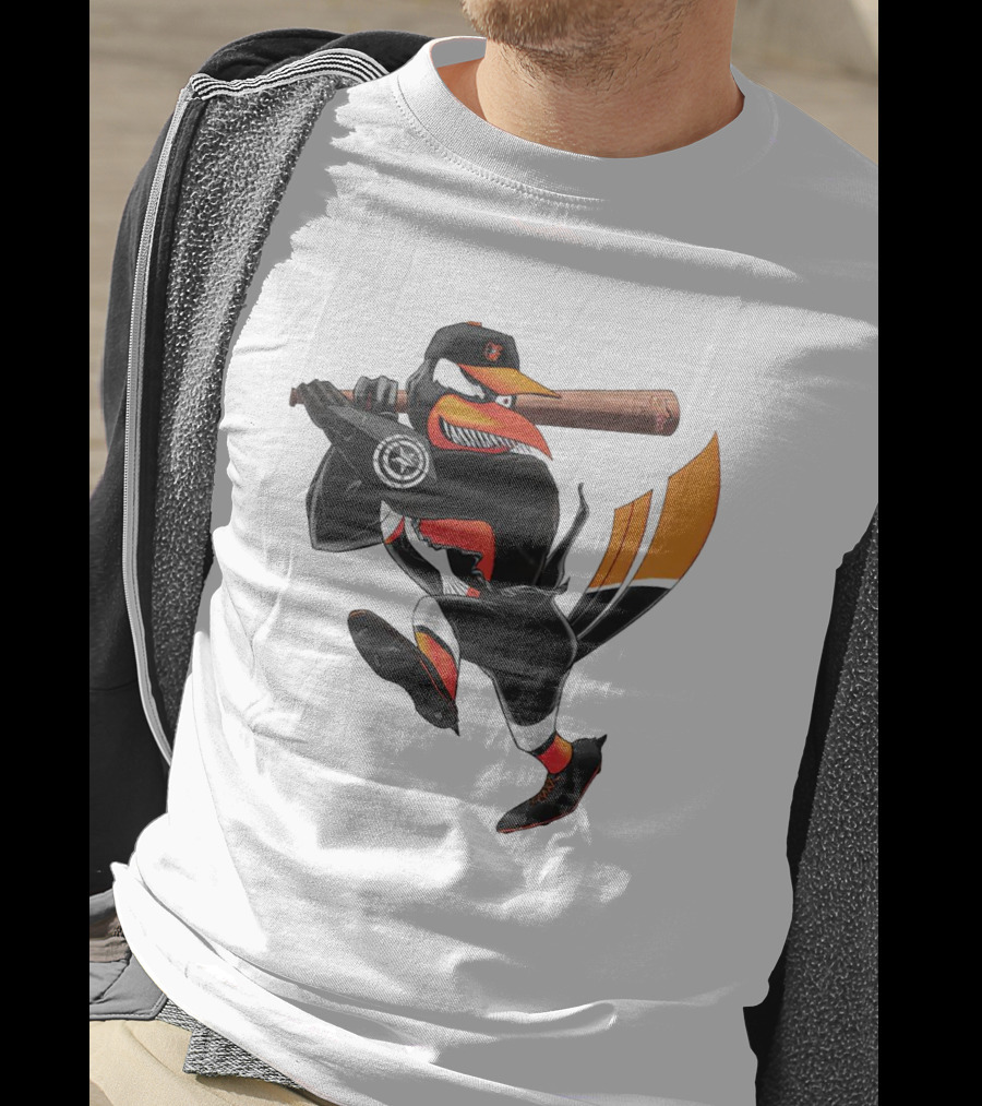 Baltimore Orioles Venom Bird Baseball Character T-Shirt