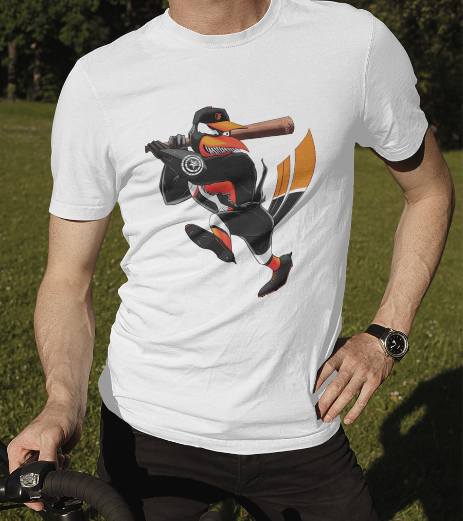 Baltimore Orioles Venom Bird Baseball Character T-Shirt