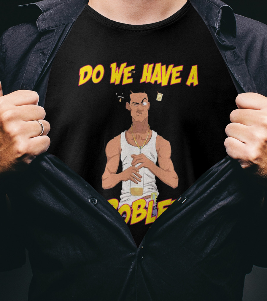 Loc Dog Do We Have A Problem Bold Cartoon Style 90s Movie Reference T-Shirt