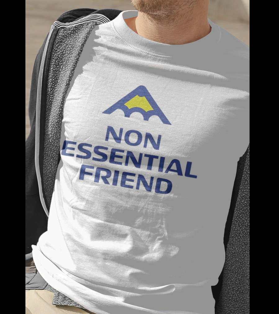 Non Essential Friend Inverted Bat T-Shirt