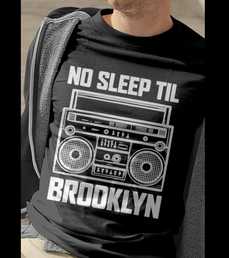 No Sleep Til Brooklyn Boombox T-Shirt