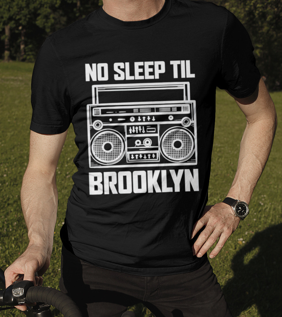 No Sleep Til Brooklyn Boombox T-Shirt