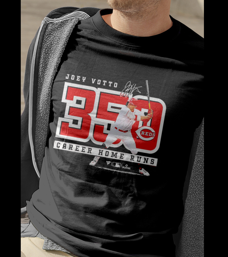 Joey Votto Reds 350 Career Home Runs Signature T-Shirt