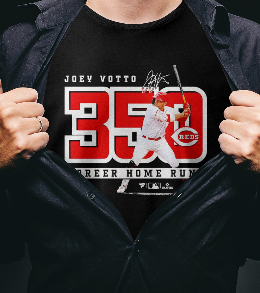 Joey Votto Reds 350 Career Home Runs Signature T-Shirt