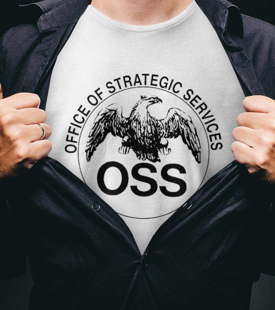 OSS Office Of Strategic Services Eagle Emblem T-Shirt