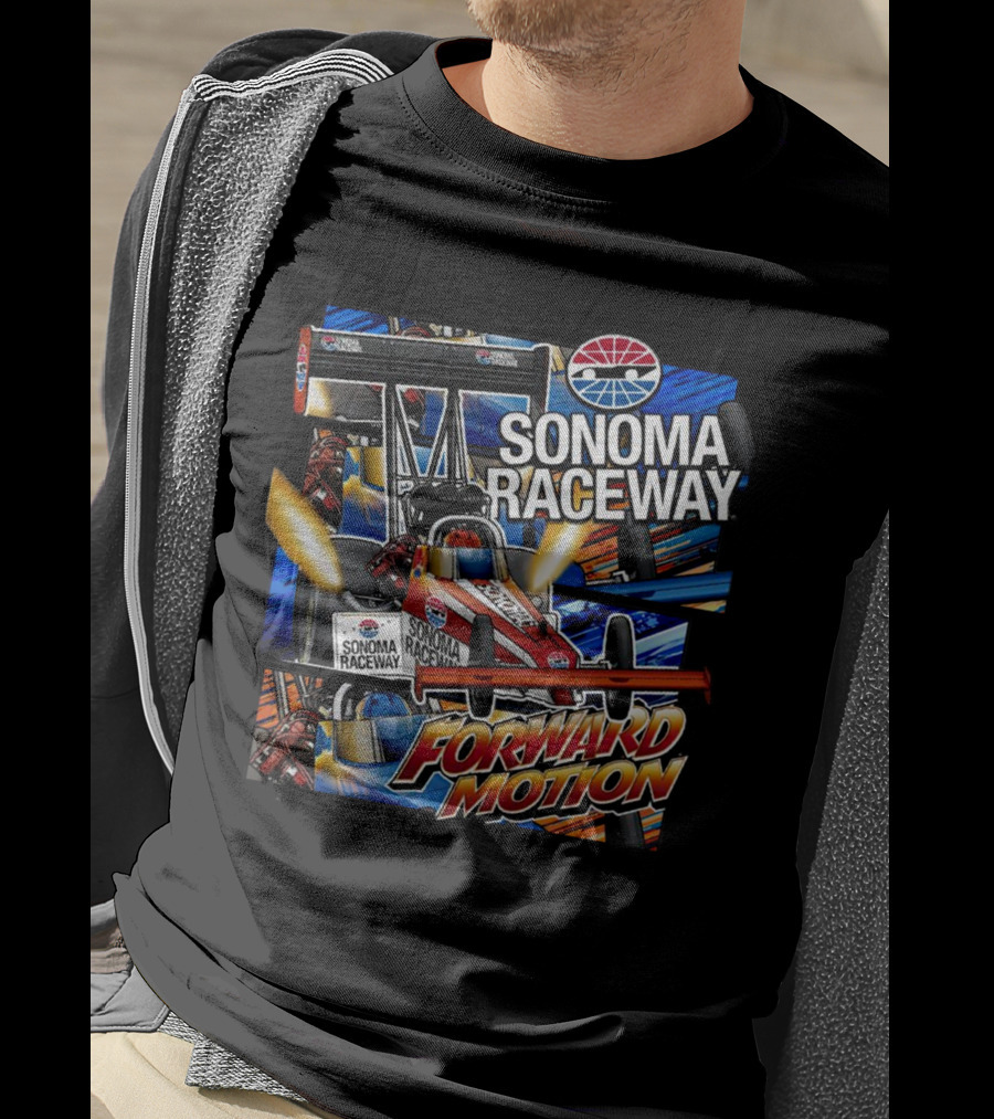 Sonoma Raceway Forward Motion California Racing T-Shirt