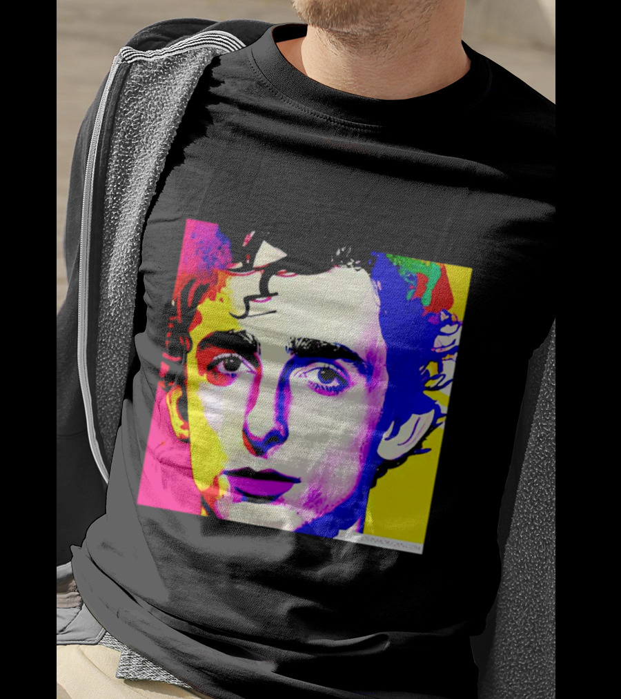 Timothee Chalamet Pop Art Portrait Multicolored Andy Warhol T-Shirt