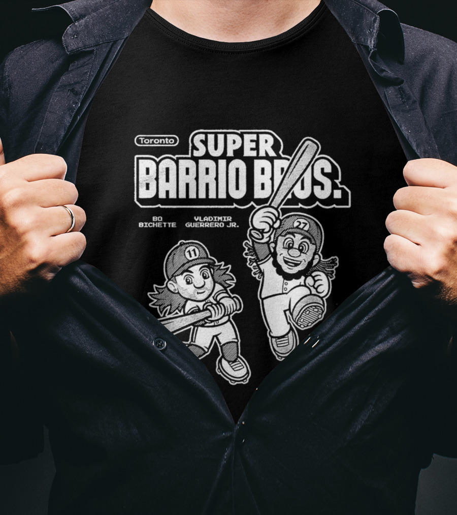Toronto Super Barrio Bros Bo Bichette Vladimir Guerrero Jr T-Shirt