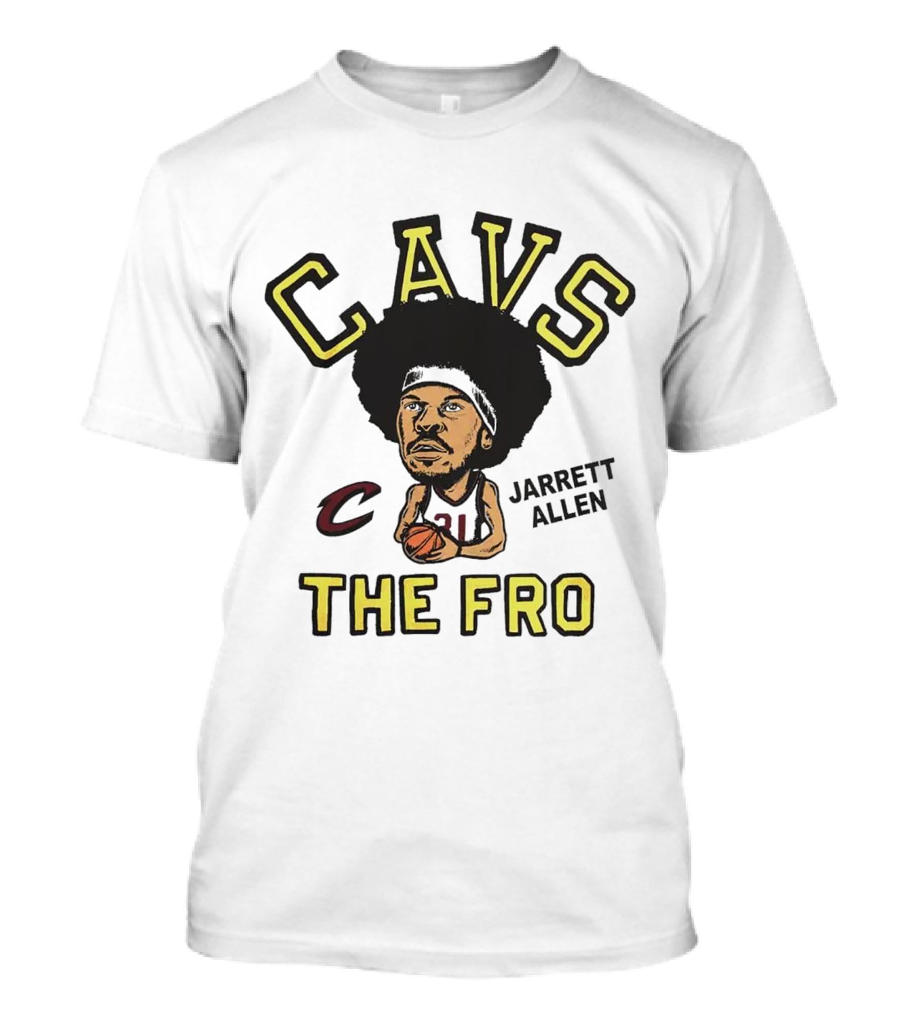 Cavs Jarrett Allen C The Fro T-Shirt