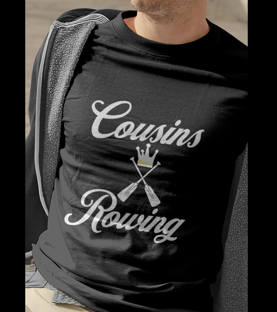 Cousins Rowing Crowned Oars T-Shirt