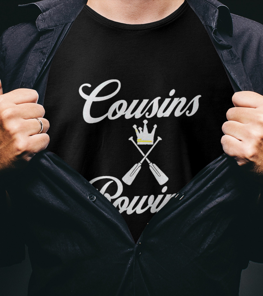 Cousins Rowing Crowned Oars T-Shirt