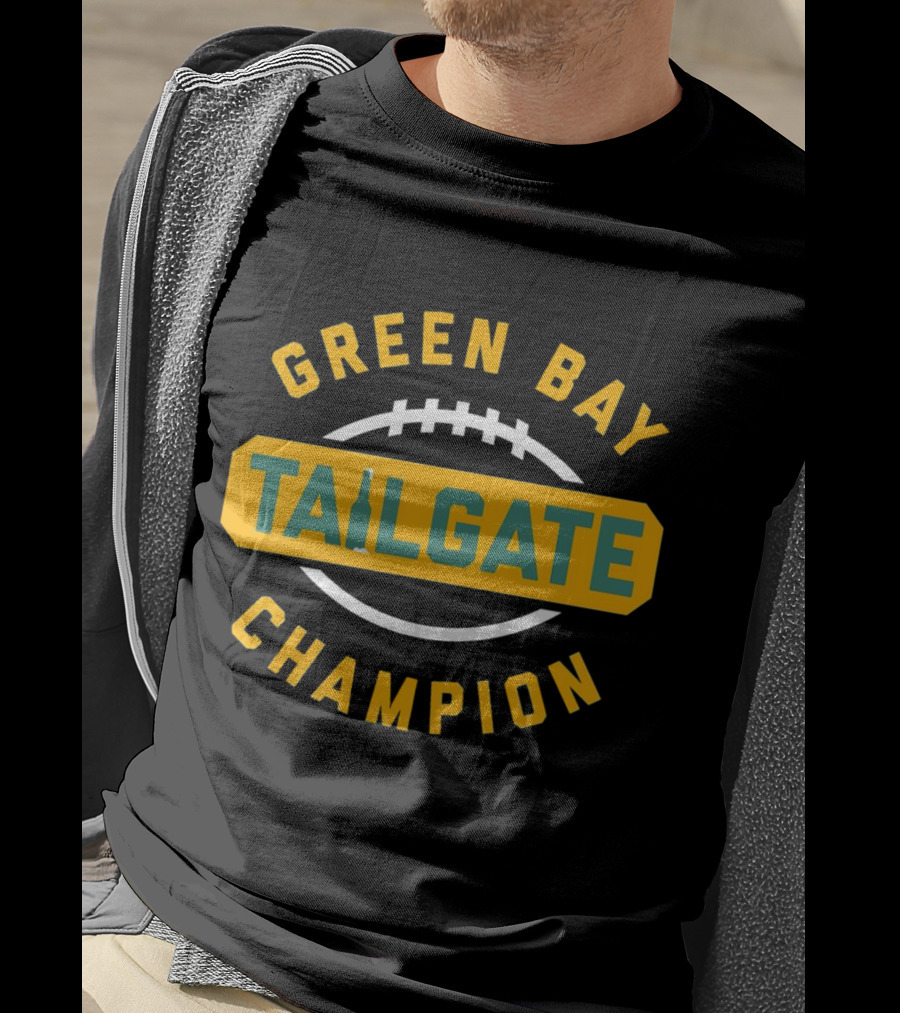 Green Bay Packers Tailgate Football Champion T-Shirt