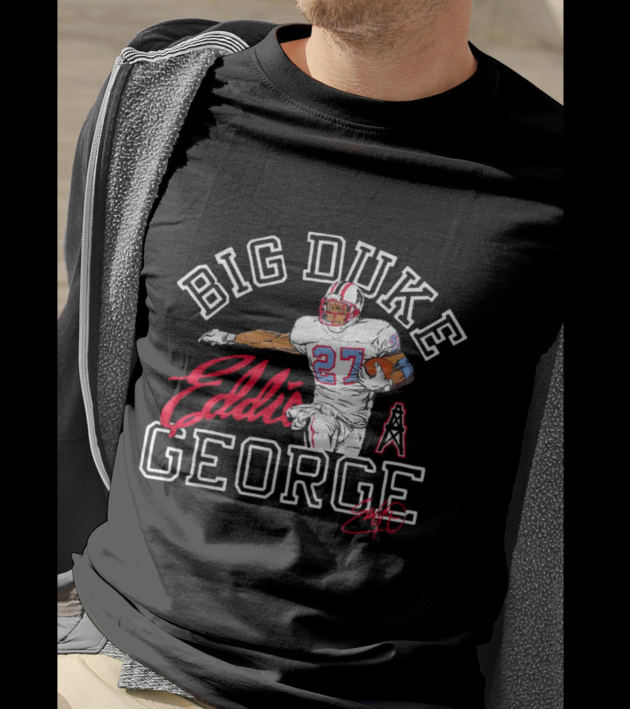 Big Duke Eddie George Tennessee Titans Football 27 Player T-Shirt