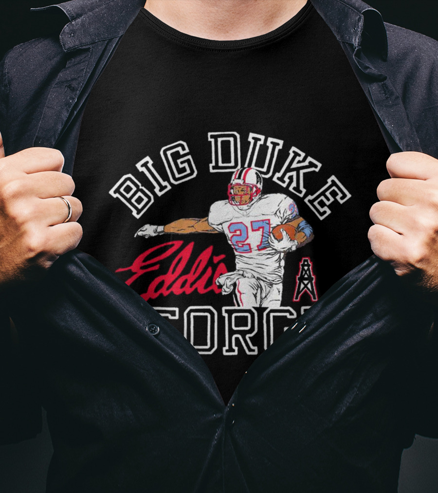 Big Duke Eddie George Tennessee Titans Football 27 Player T-Shirt