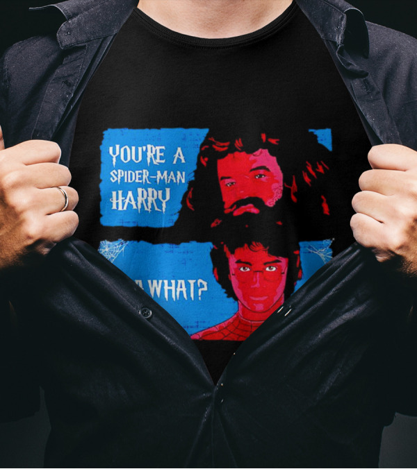You're A Spider Man Harry I'm A What Parody Mashup With Wizard And Superhero T-Shirt
