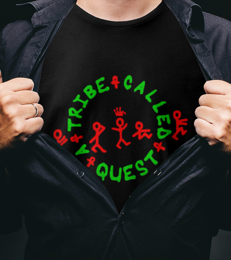 A Tribe Called Quest Old School Hip Hop Stick Figures T-Shirt
