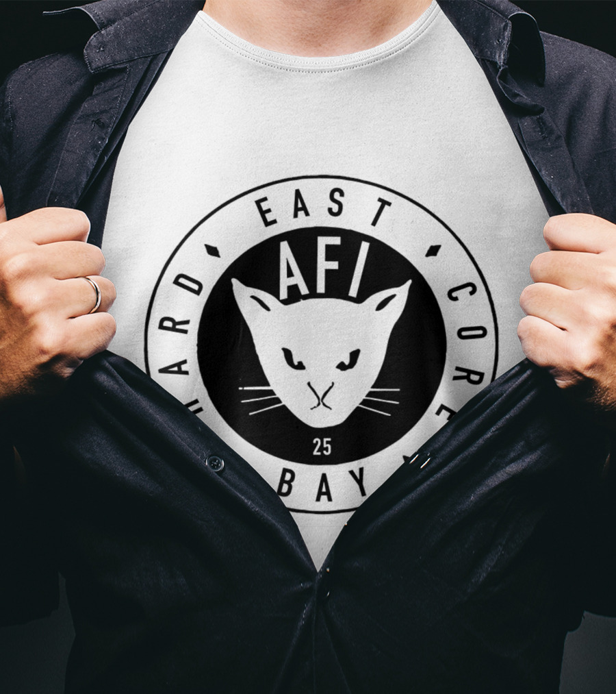 AFI East Bay Hard Core Cat 25 T-Shirt