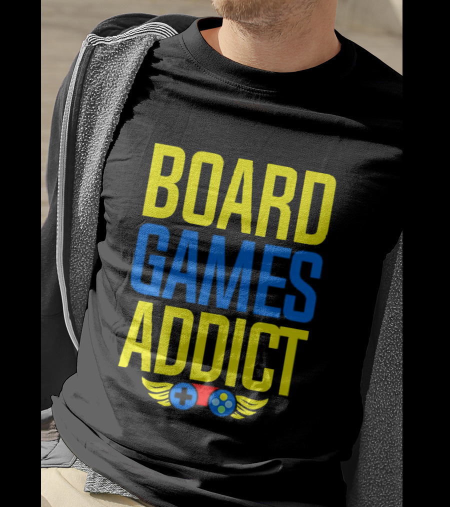 Board Games Addict Controller Wings T-Shirt