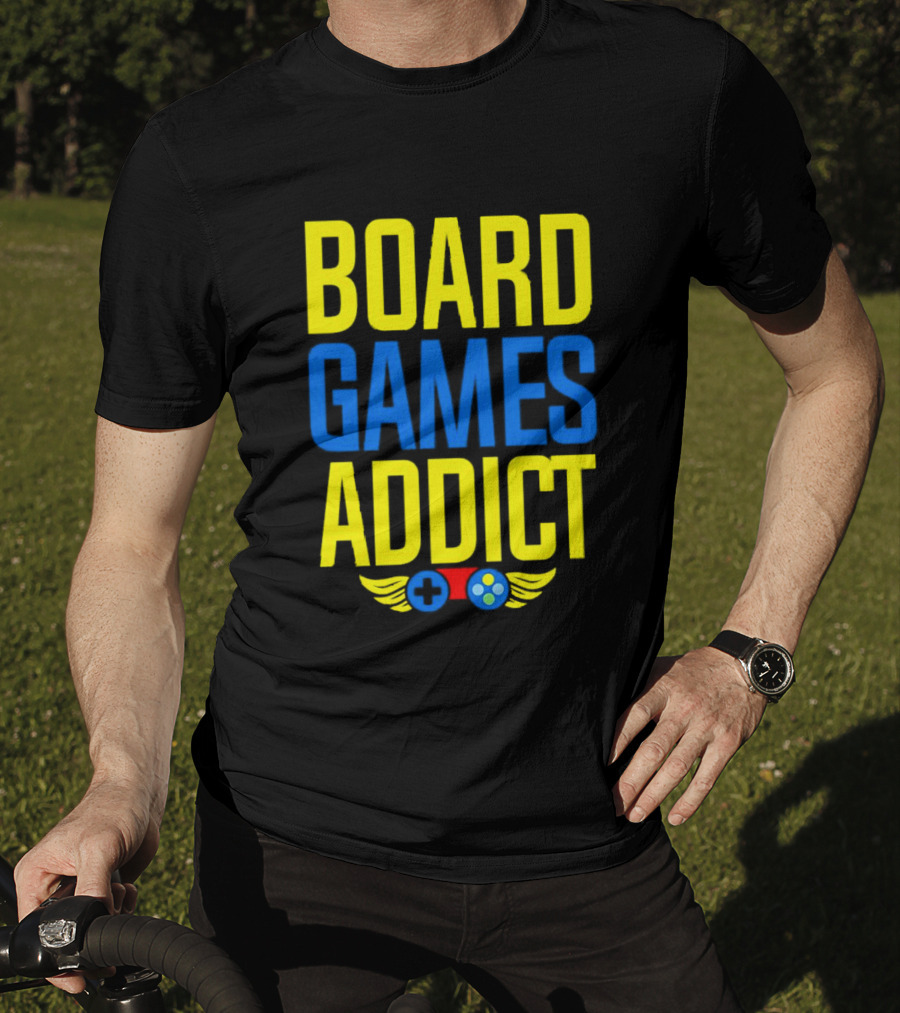 Board Games Addict Controller Wings T-Shirt