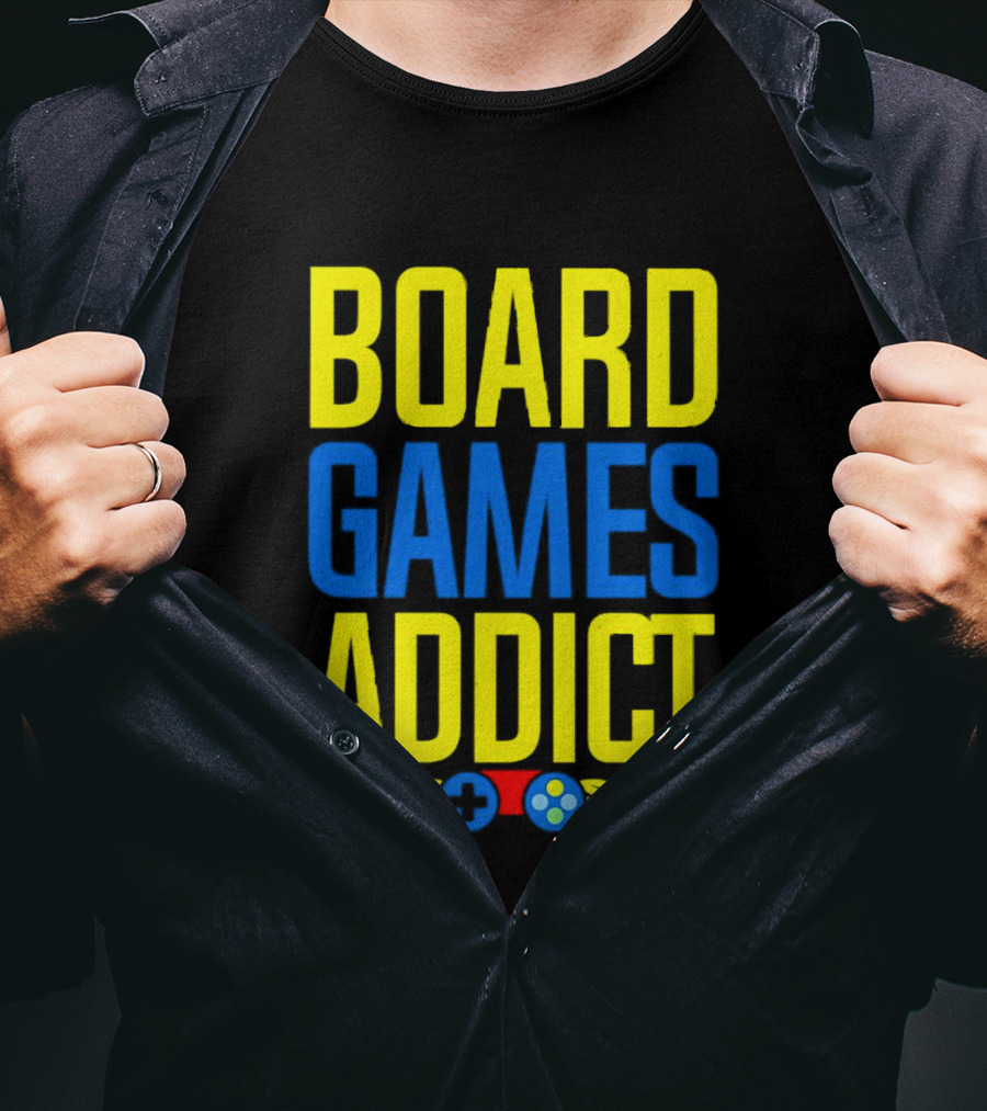 Board Games Addict Controller Wings T-Shirt