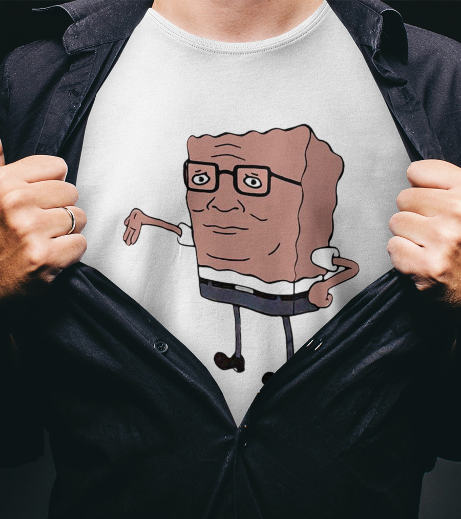 Damnit Spongebobby Meme Mashup With Glasses T-Shirt