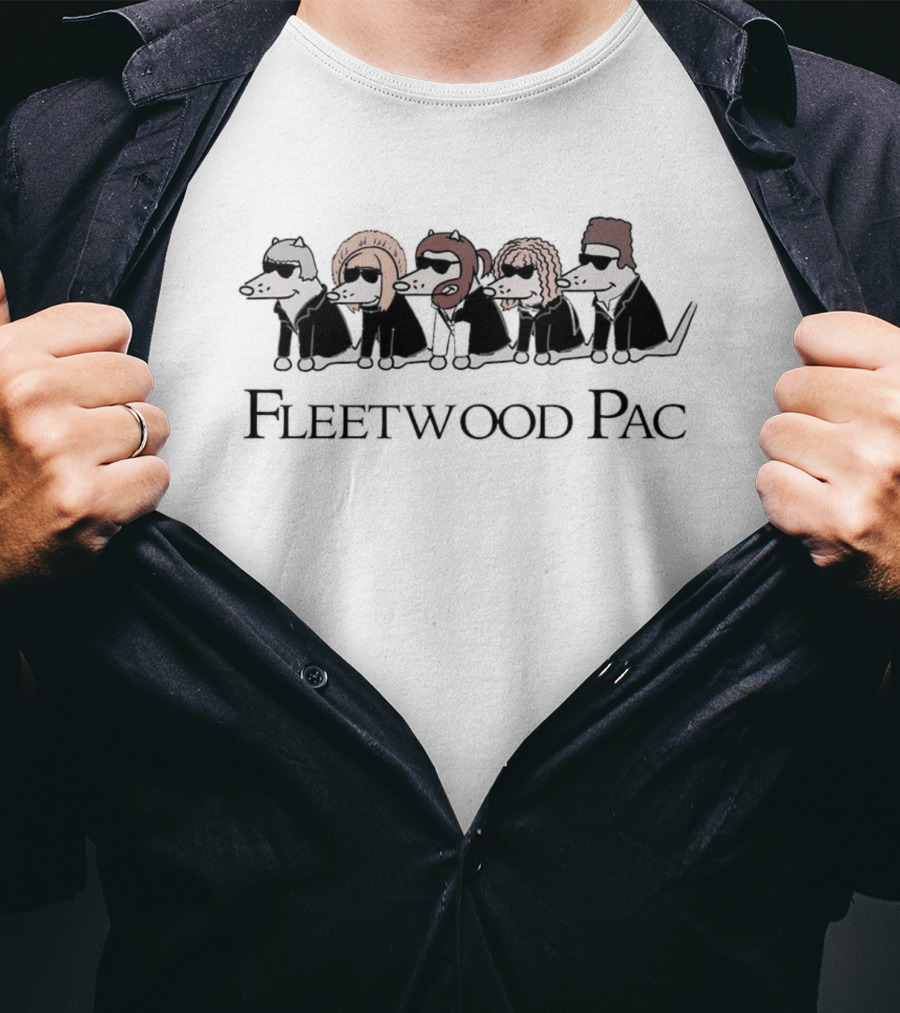 Fleetwood Pac Rats Wearing Sunglasses And Hats T-Shirt