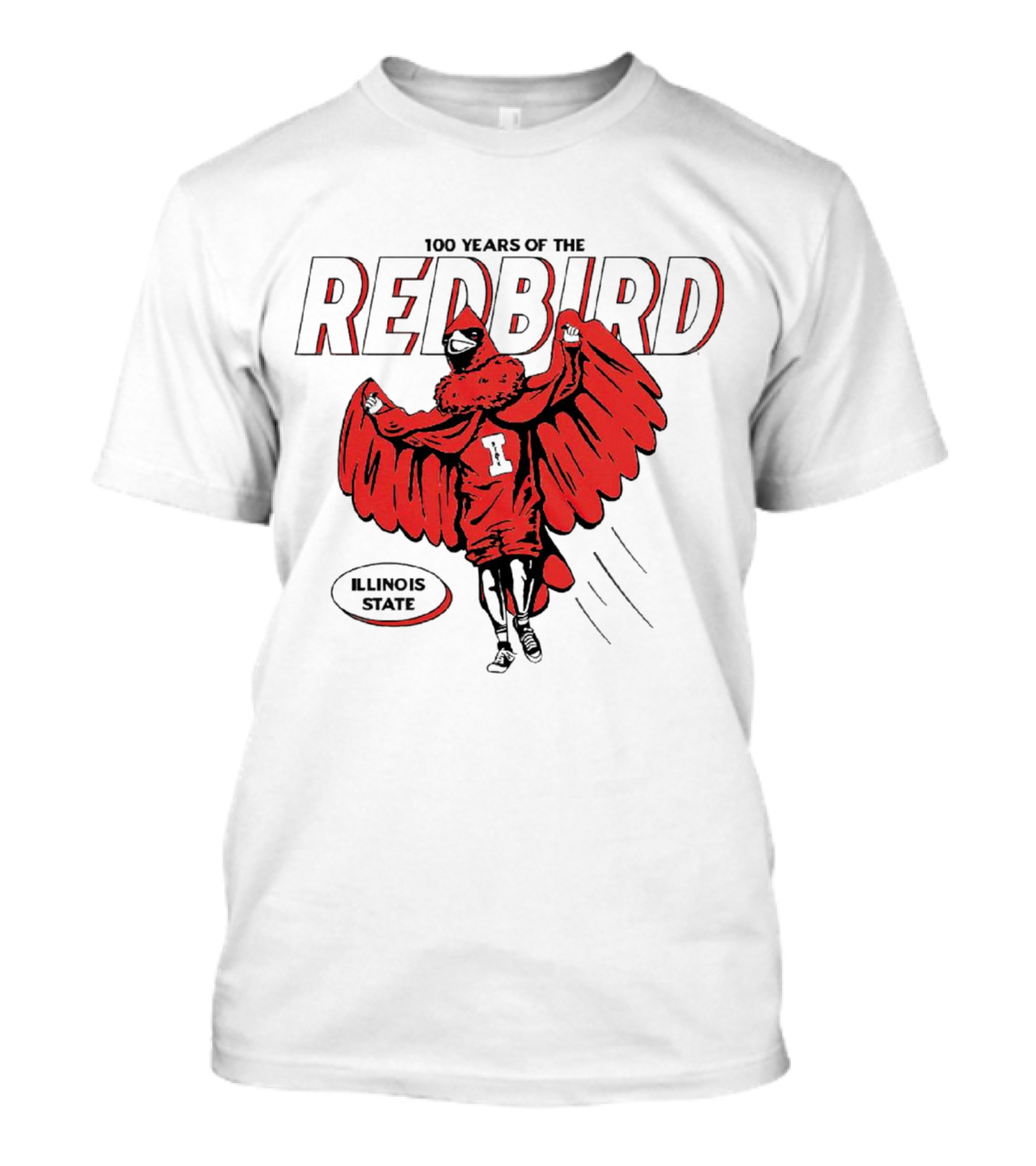 Illinois State Redbird 100 Years Of The Redbird T-Shirt