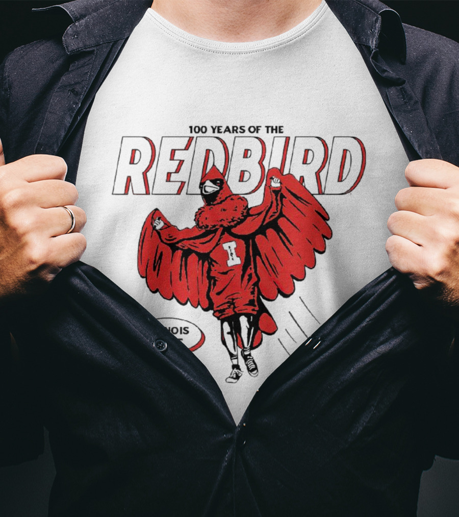 Illinois State Redbird 100 Years Of The Redbird T-Shirt