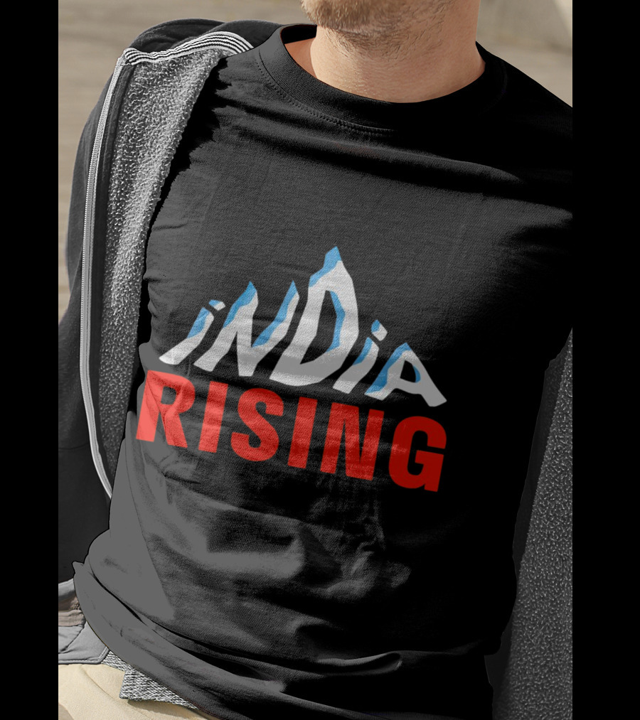 India Rising Mountain Peaks Alps T-Shirt