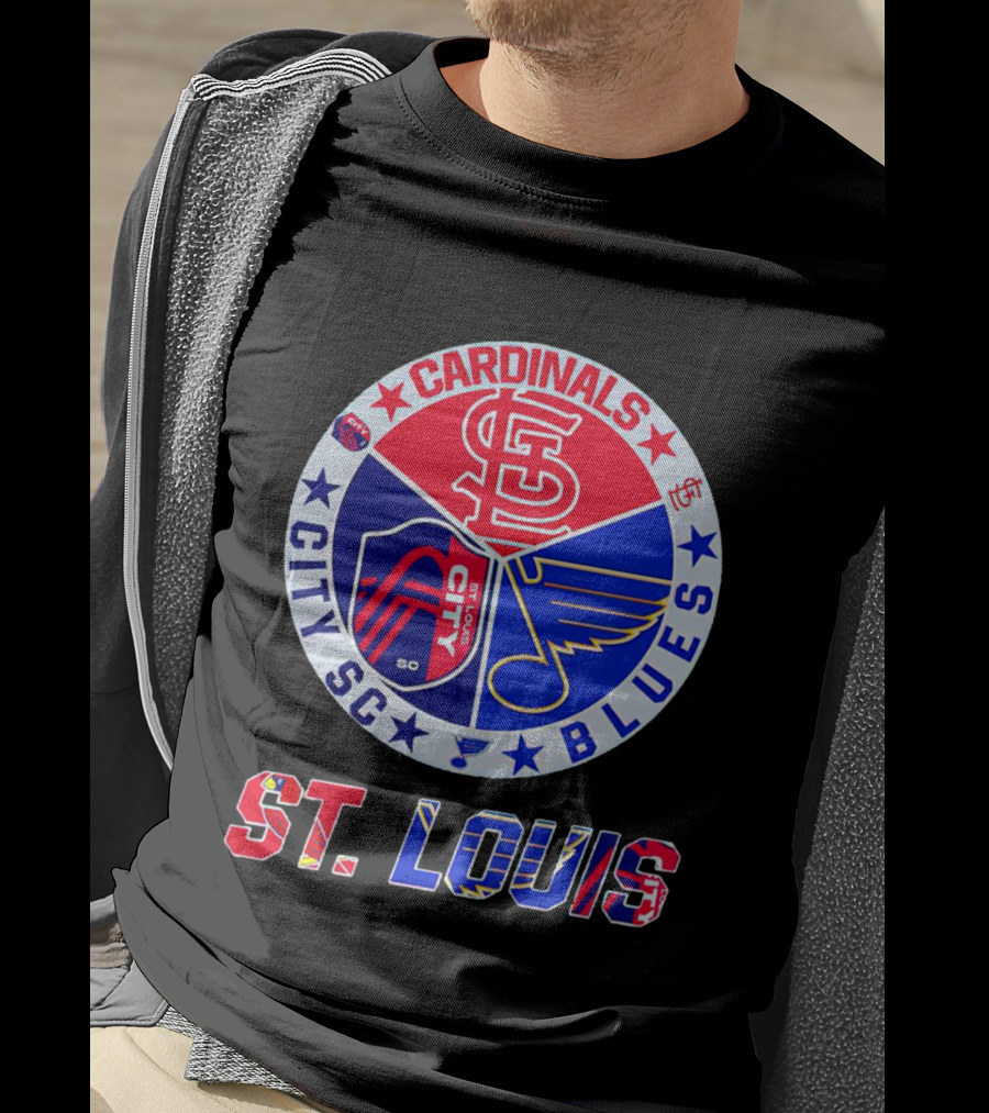 ST Louis Cardinals City SC Blues T-Shirt