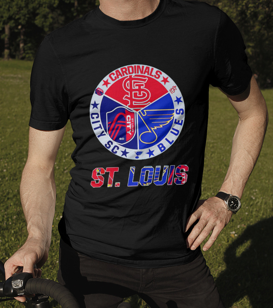 ST Louis Cardinals City SC Blues T-Shirt