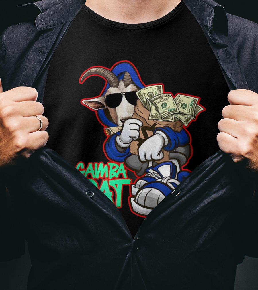 Gamba Goat Hoodie Sunglasses Money Sneakers T-Shirt