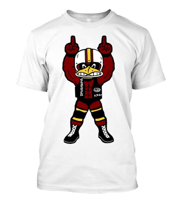 ISU Cyclones Strong Mascot Character With Champion Gesture T-Shirt