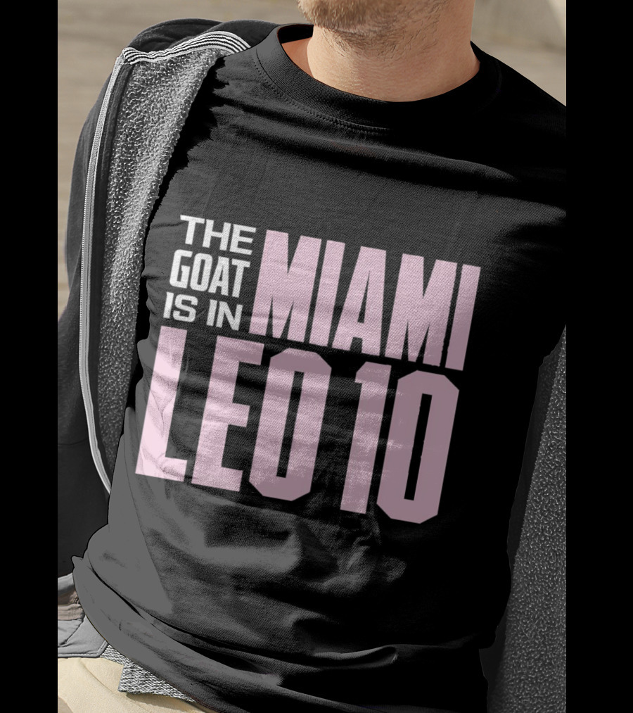 The Goat Is In Miami Leo 10 T-Shirt