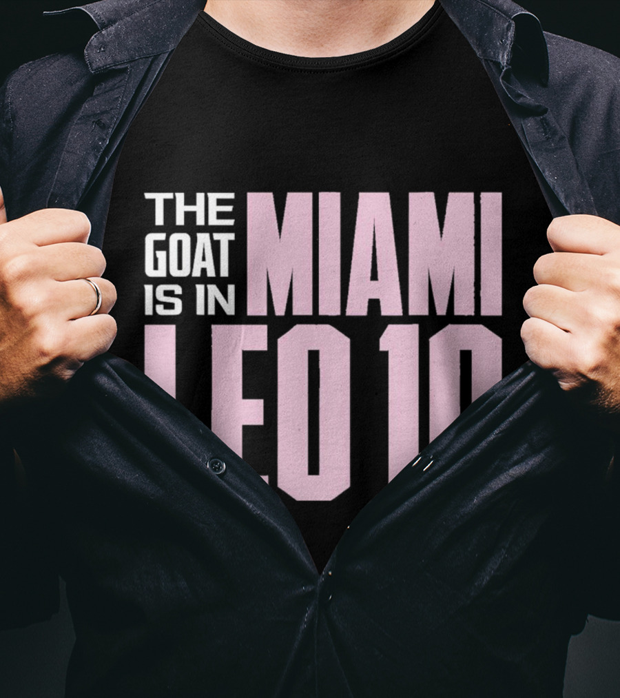 The Goat Is In Miami Leo 10 T-Shirt